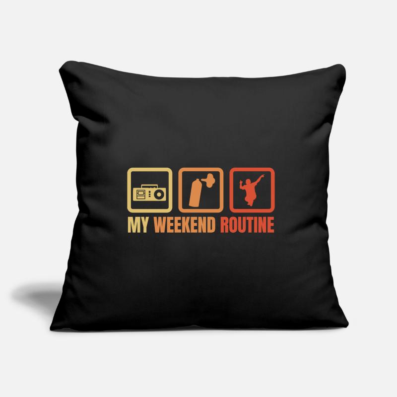 Break Dancer Weekend Routine Sofa pillowcase 17,3'' x 17,3'' (45 x 45 cm)