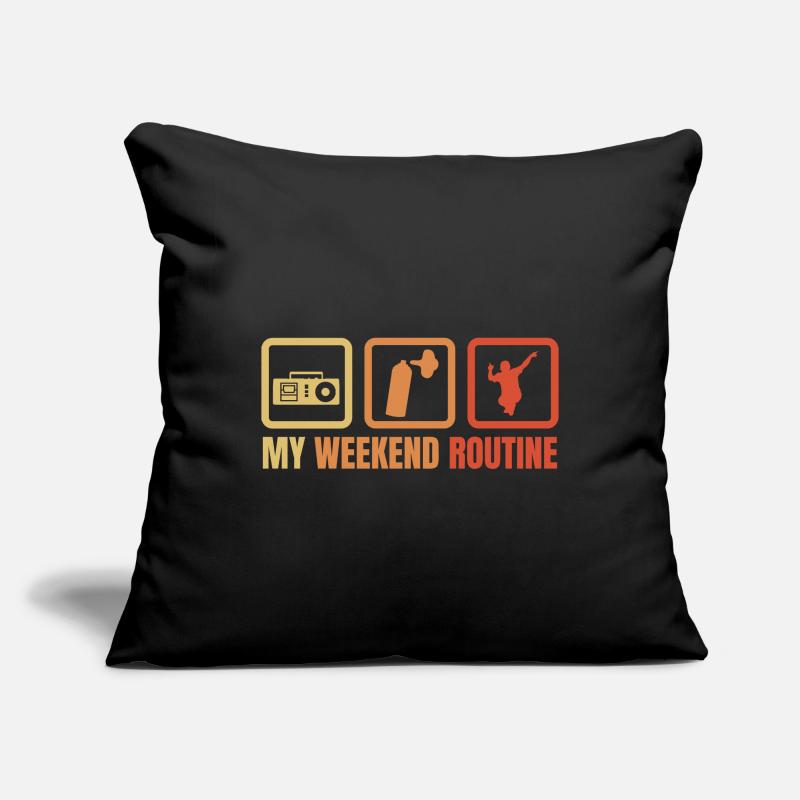 Break Dancer Weekend Routine Sofa pillowcase 17,3'' x 17,3'' (45 x 45 cm)