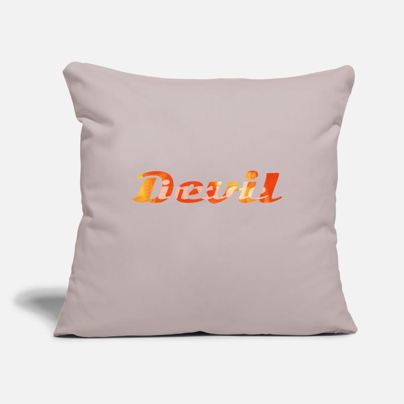 DEVIL INXIDE Sofa pillowcase 17,3'' x 17,3'' (45 x 45 cm)