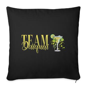 Hen Party Cocktail Team Daiquiri - Sofa pillowcase 17,3'' x 17,3'' (45 x 45 cm) - black - Front