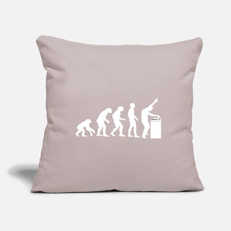 Evolution vers le Dj Edm Techno Festival Housse de coussin décorative 45 x 45 cm