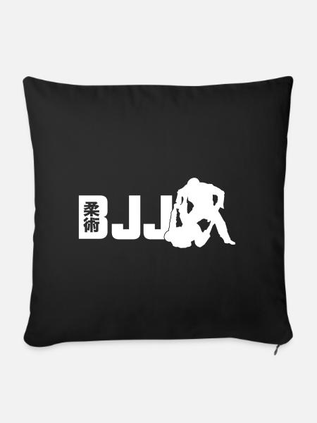 Brazilian Jiu-Jitsu - Sofakissenbezug 45 x 45 cm - Schwarz