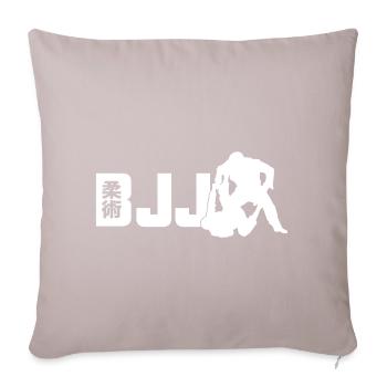 Brazilian Jiu-Jitsu - Sofa pillowcase 17,3'' x 17,3'' (45 x 45 cm) - light taupe - Front