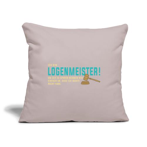 Ich bin Logenmeister! (Freimaurer) - Sofakissenbezug 45 x 45 cm