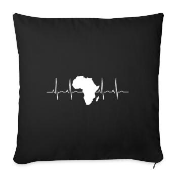 Africa Safari Africa Gift Retro South Africa Afro - Sofa pillowcase 17,3'' x 17,3'' (45 x 45 cm) - black - Front