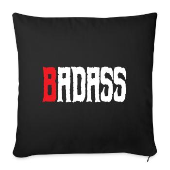 Badass fighter tough man mma fighter - Sofa pillowcase 17,3'' x 17,3'' (45 x 45 cm) - black - Front