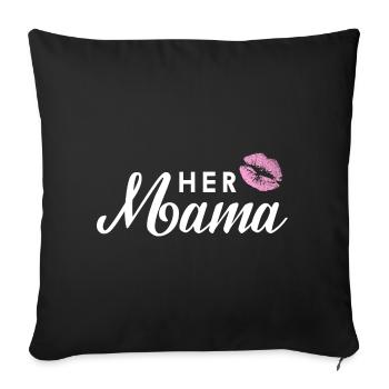 Partner Look Couple Partner Couple Couple Family - Sofa pillowcase 17,3'' x 17,3'' (45 x 45 cm) - black - Front