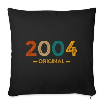 2004 Original - Sofa pillowcase 17,3'' x 17,3'' (45 x 45 cm) - black - Front