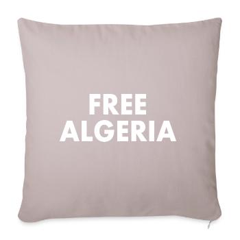 Algerien - Sofakissenbezug 45 x 45 cm - helles Taupe - Vorne