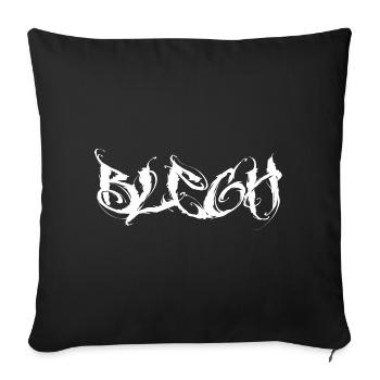 Blegh Metalcore Deathcore - Sofakissenbezug 45 x 45 cm - Schwarz - Vorne