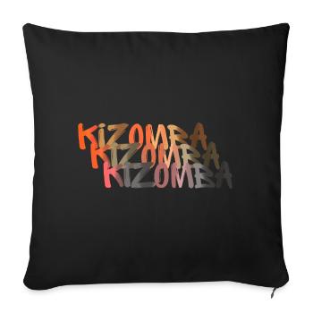 Kizomba Dance Design - Sofa pillowcase 17,3'' x 17,3'' (45 x 45 cm) - black - Front