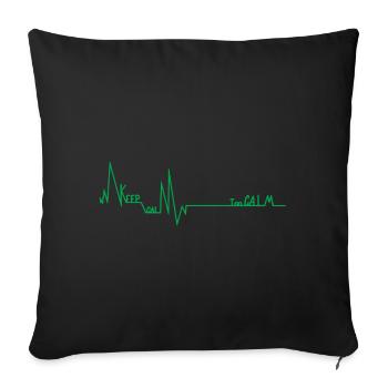 Tee-shirt d'allaitement - Housse de coussin décorative 45 x 45 cm - noir - Devant