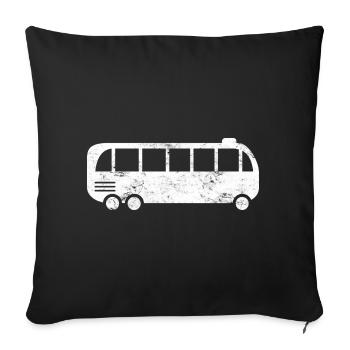 Travel Holiday Travel - Sofa pillowcase 17,3'' x 17,3'' (45 x 45 cm) - black - Front