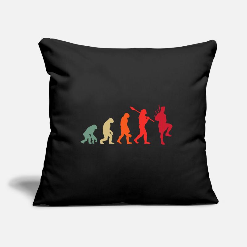 Vintage Dudelsack Sackpfeife Evolution Dudelsack Sofakissenbezug 45 x 45 cm