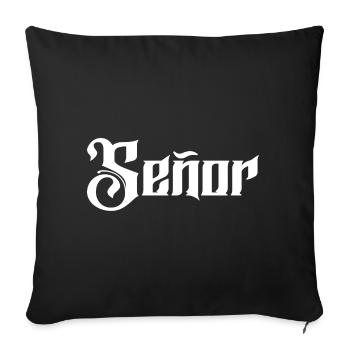 Señor Engagement Groom To Be Wedding Party - Sofa pillowcase 17,3'' x 17,3'' (45 x 45 cm) - black - Front