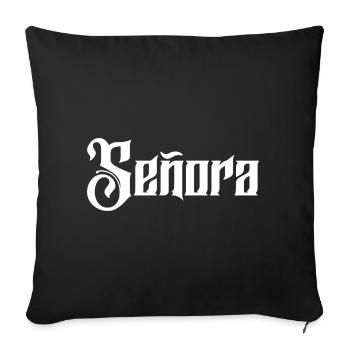 Señora Engagement Bride To Be Wedding Party - Sofa pillowcase 17,3'' x 17,3'' (45 x 45 cm) - black - Front