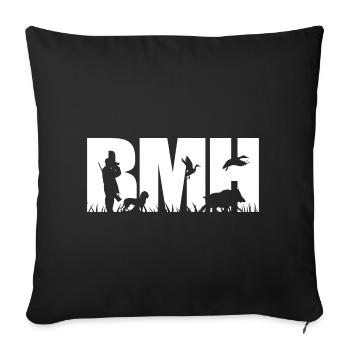 BMH BAVARIAN MOUNTAIN HOUND Hunting Dogs Wilsigns - Sofa pillowcase 17,3'' x 17,3'' (45 x 45 cm) - black - Front