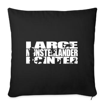 GRAND POINTEUR MUNSTERLANDER Chiens de chasse Wilsigns - Housse de coussin décorative 45 x 45 cm - noir - Devant
