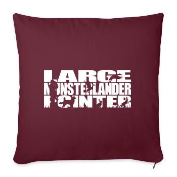 LARGE MUNSTERLANDER POINTER Hunting Dogs Wilsigns - Sofa pillowcase 17,3'' x 17,3'' (45 x 45 cm) - burgundy - Front
