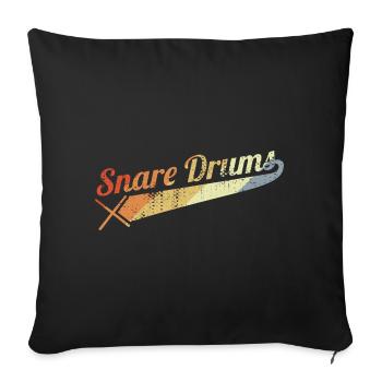 Churn - Sofa pillowcase 17,3'' x 17,3'' (45 x 45 cm) - black - Front