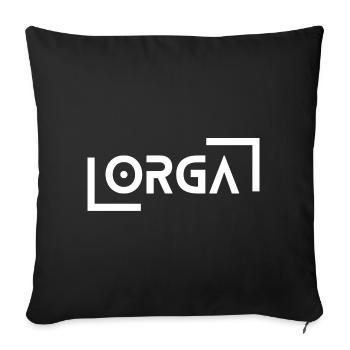 Orga - Team Member - Staff - Organisator - Crew - Sofakissenbezug 45 x 45 cm - Schwarz - Vorne