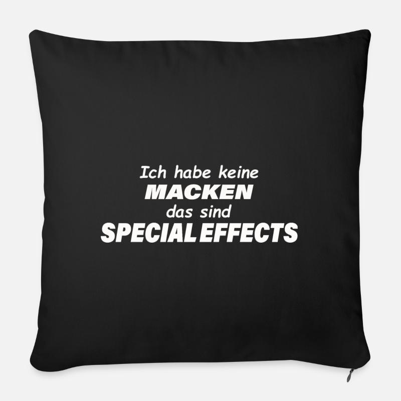 SPECIAL EFFECTS - Sofakissenbezug 45 x 45 cm - Schwarz