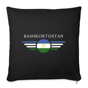 I Love Bashkortostan, Design T-Shirt and Outfit - Sofa pillowcase 17,3'' x 17,3'' (45 x 45 cm) - black - Front