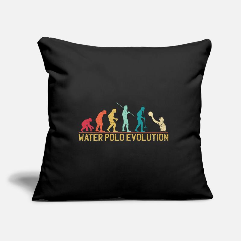 Water Polo Evolution Progression Design Sofa pillowcase 17,3'' x 17,3'' (45 x 45 cm)