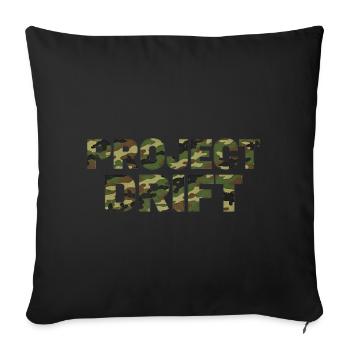 Camouflage du maillot Drift pour JDM et fans de tuning - Housse de coussin décorative 45 x 45 cm - noir - Devant