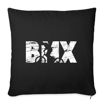 BMX - Sofakissenbezug 45 x 45 cm - Schwarz - Vorne