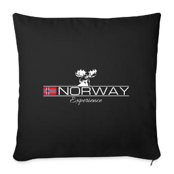 Norway Experience - Moose - Sofakissenbezug 45 x 45 cm - Schwarz - Vorne