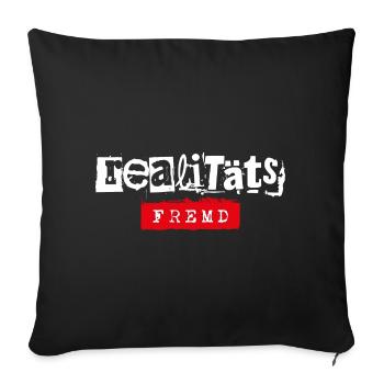 Irréaliste Irréaliste Étrange - Housse de coussin décorative 45 x 45 cm - noir - Devant