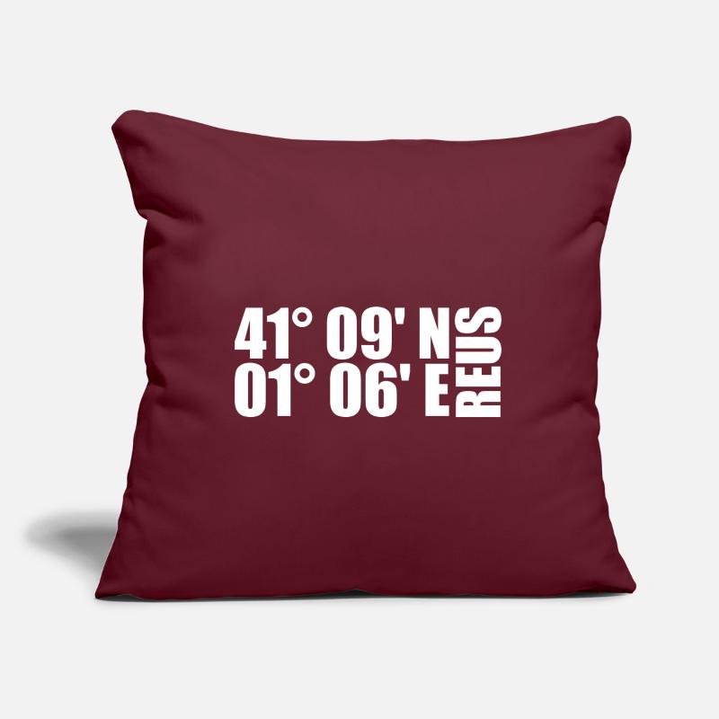 Reus Coordinates Sofa pillowcase 17,3'' x 17,3'' (45 x 45 cm)