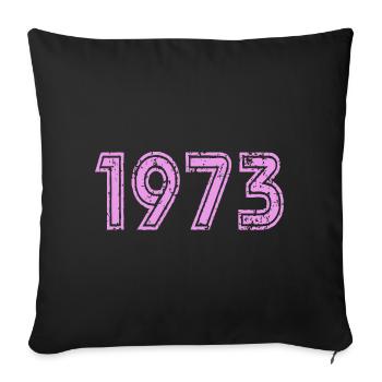 Womens Rights 1973 & Defend Roe v Wade - Sofa pillowcase 17,3'' x 17,3'' (45 x 45 cm) - black - Front