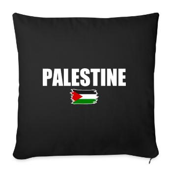 Palestine Palestine - Housse de coussin décorative 45 x 45 cm - noir - Devant