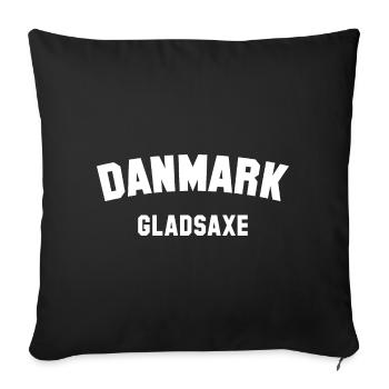 GLADSAXE Danmark Denmark - Sofa pillowcase 17,3'' x 17,3'' (45 x 45 cm) - black - Front