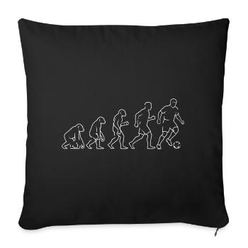 Evolution Soccer Kick Soccer Fan - Sofa pillowcase 17,3'' x 17,3'' (45 x 45 cm) - black - Front