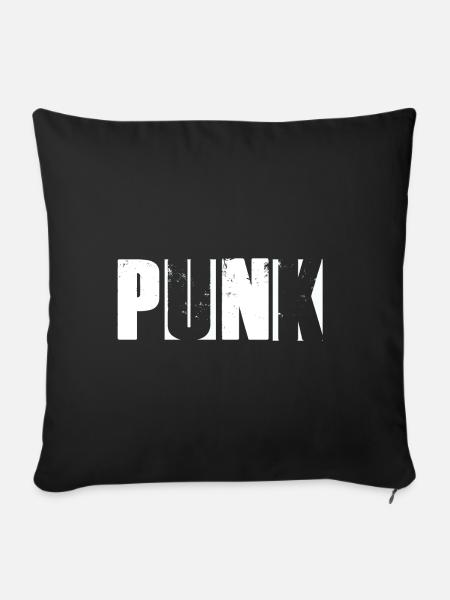 Punk - Das ist meine Musik! - Sofakissenbezug 45 x 45 cm - Schwarz