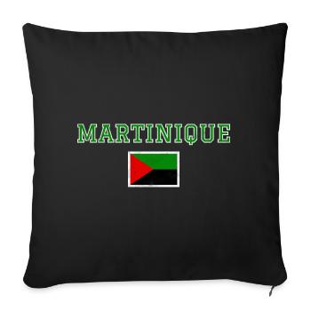 Martinique - Housse de coussin décorative 45 x 45 cm - noir - Devant