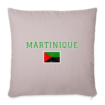 Martinique - Housse de coussin décorative 45 x 45 cm - taupe clair - Devant