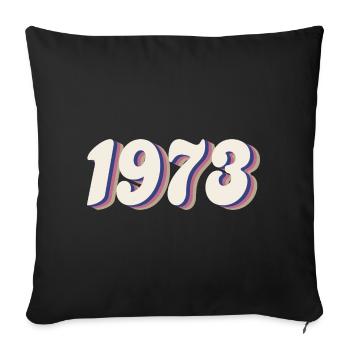 Rights 1973 & Defend Roe v Wade Reproductive Right - Sofa pillowcase 17,3'' x 17,3'' (45 x 45 cm) - black - Front