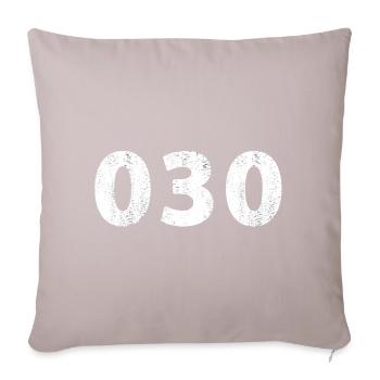 030 Utrecht Bilthoven Zeist Vleuten Houten Bunnik - Housse de coussin décorative 45 x 45 cm - taupe clair - Devant