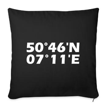 Coordonnées de Sankt Augustin - Housse de coussin décorative 45 x 45 cm - noir - Devant