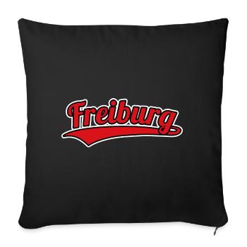 Freiburg Germany Hometown - Sofa pillowcase 17,3'' x 17,3'' (45 x 45 cm) - black - Front