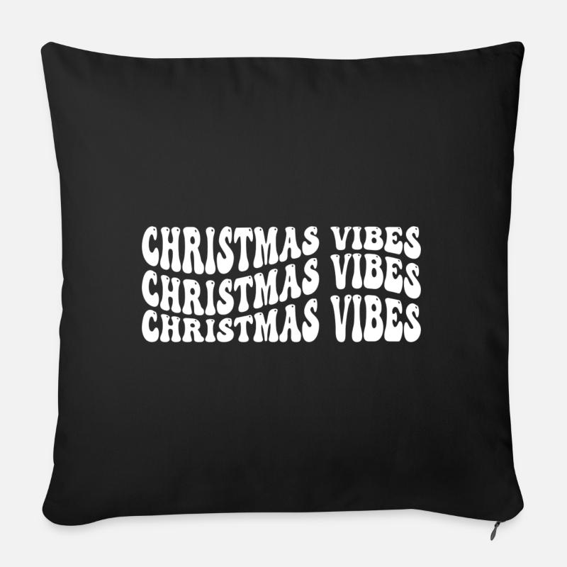 Christmas Vibes - Sofakissenbezug 45 x 45 cm - Schwarz