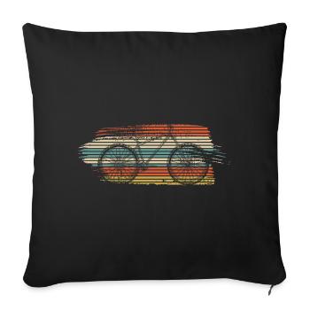 Retro Sunglasses Sunset Stripes - Sofa pillowcase 17,3'' x 17,3'' (45 x 45 cm) - black - Front