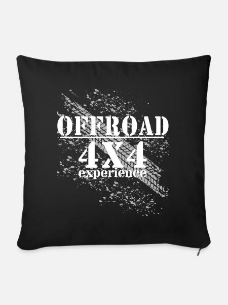 Offroad 4X4 experience - Sofakissenbezug 45 x 45 cm - Schwarz