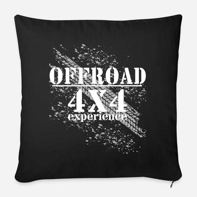 Offroad 4X4 experience - Sofakissenbezug 45 x 45 cm - Schwarz