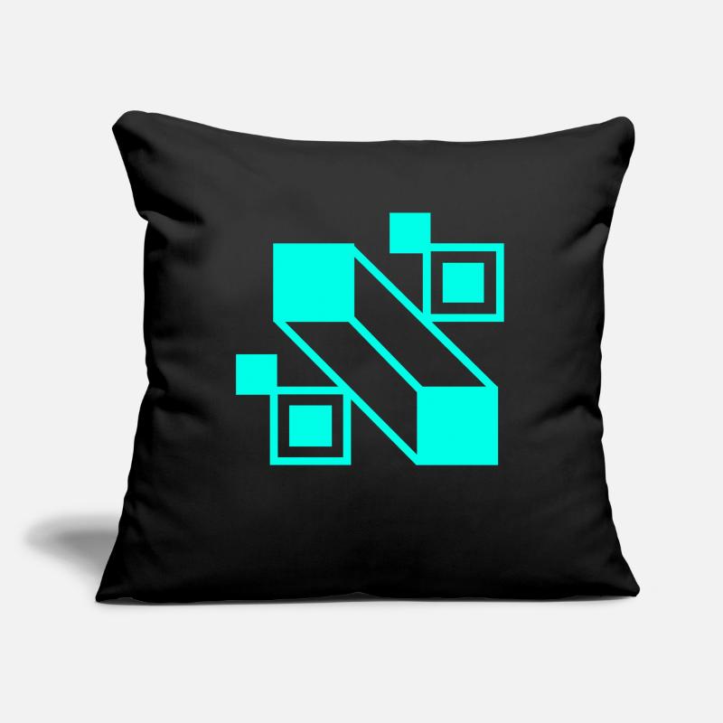 Abstract forms Sofa pillowcase 17,3'' x 17,3'' (45 x 45 cm)