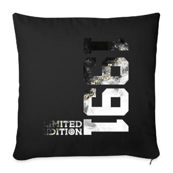 35E ANNIVERSAIRE ÉDITION LIMITÉE 1991 - Housse de coussin décorative 45 x 45 cm - noir - Devant